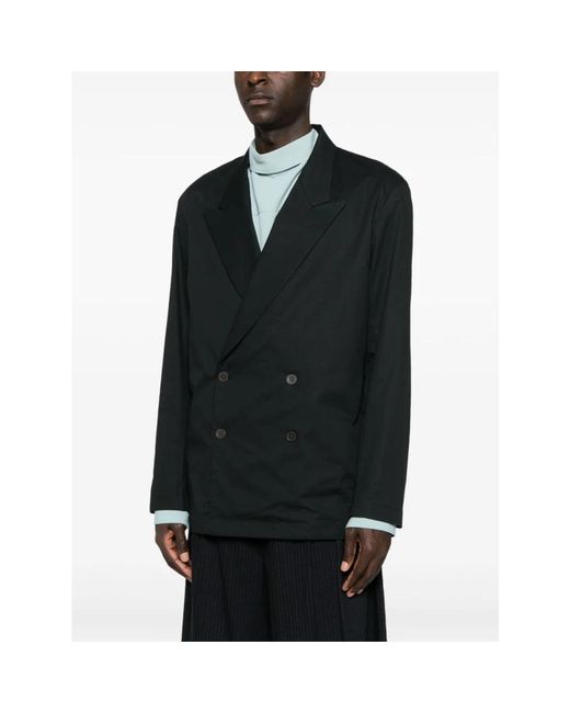Dries Van Noten Jassen ,Zwart ,Stijlvolle Caplans Mode Accessoires Collectie in het Black voor heren
