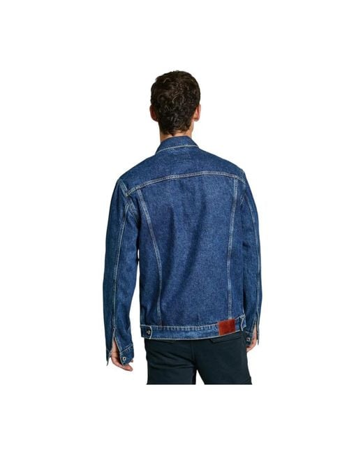 Pepe Jeans Regular Denim Jacket in het Blue voor heren
