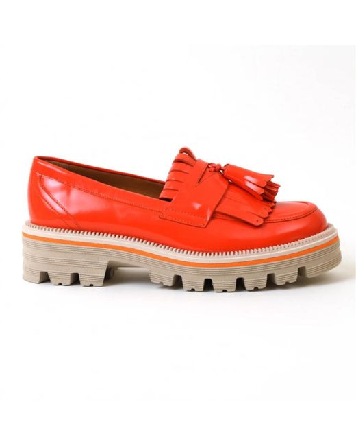 Pertini Red Loafers