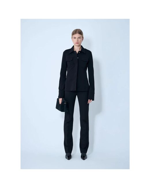 Sportmax Blue Slim-Fit Trousers