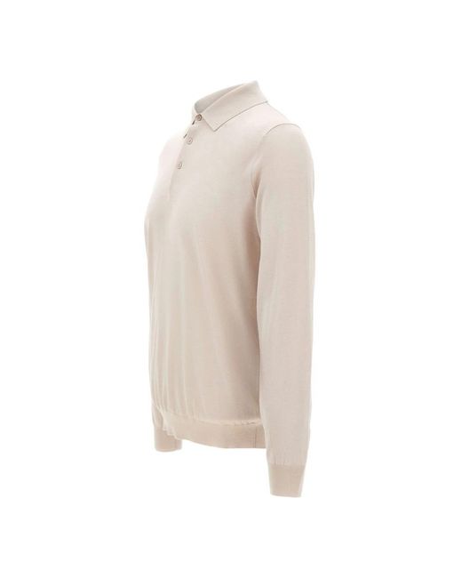 Kangra White Round-Neck Knitwear for men