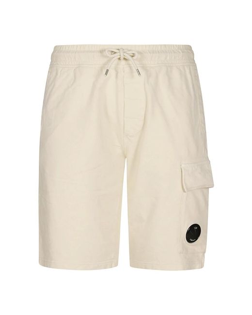 C P Company Natural Casual Shorts for men