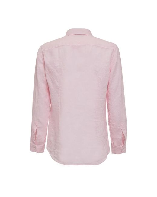 Fay Pink Casual Shirts for men