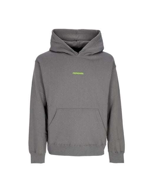 Propaganda Men's Gray Hoodies