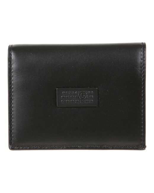 Wallets & Cardholders di MM6 by Maison Martin Margiela in Black da Uomo