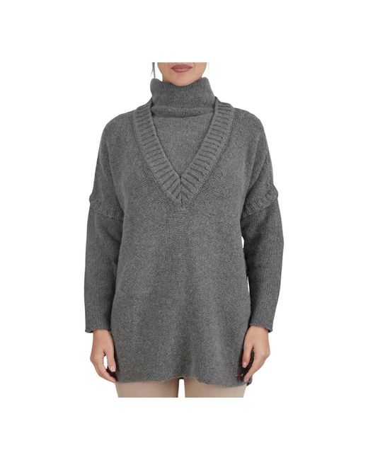 Kiton Gray Turtlenecks