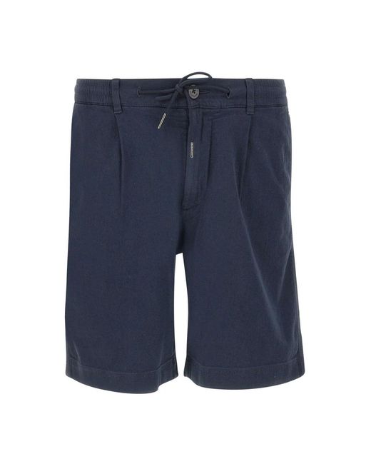 Woolrich Blue Casual Shorts for men