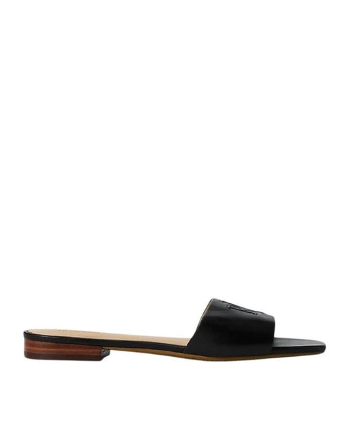 Ralph Lauren Black Sliders