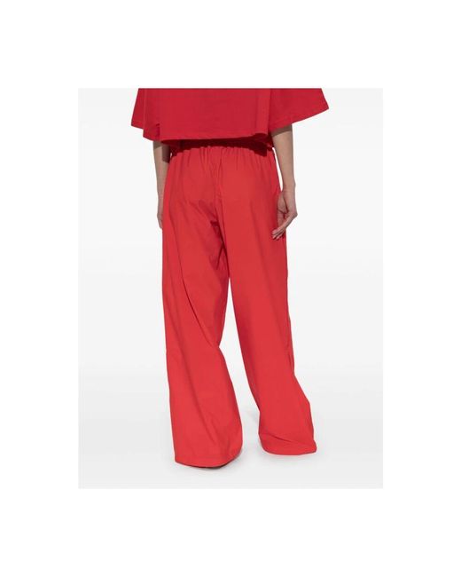 Adidas Red Rote rasant hose mit reißverschlussdetails