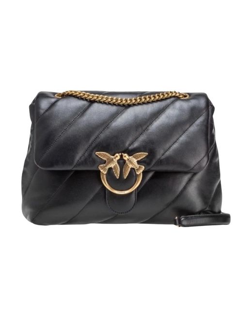 Pinko Gray Shoulder Bags