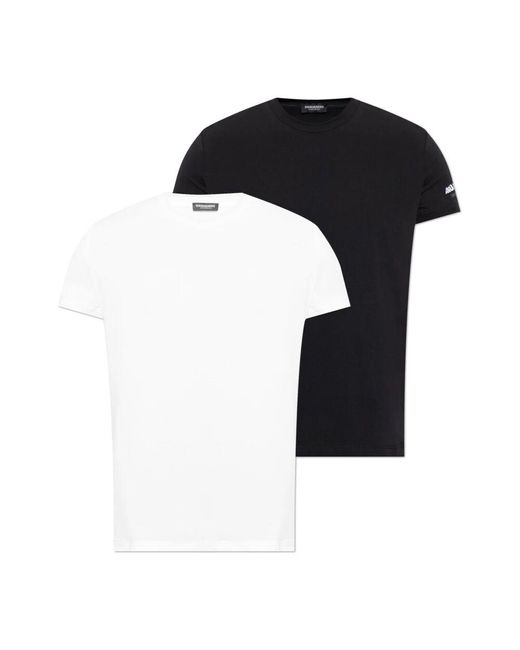 DSquared² Zweierpack t-shirts in Black für Herren