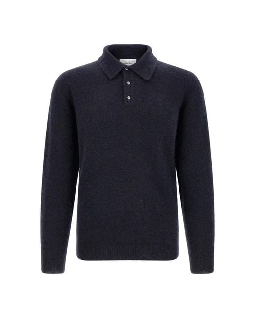Roberto Collina Blue Round-Neck Knitwear for men