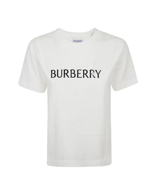Burberry White T-Shirts