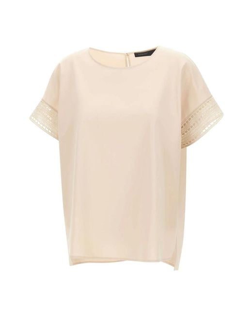 Elena Miro Natural Blouses