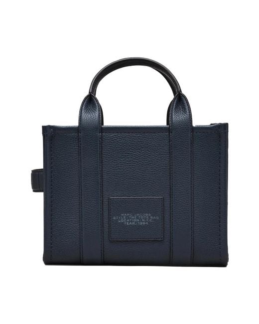 Marc Jacobs Blue Sea The Leather Small Tote Bag