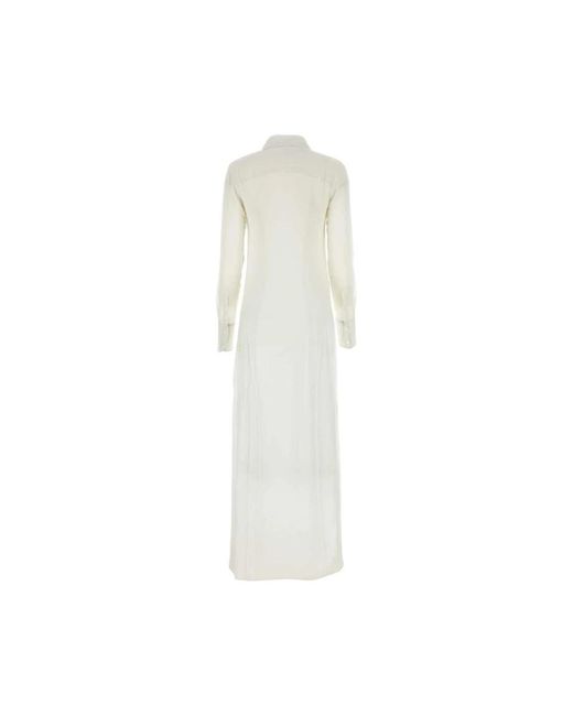 AMI White Shirt Dresses