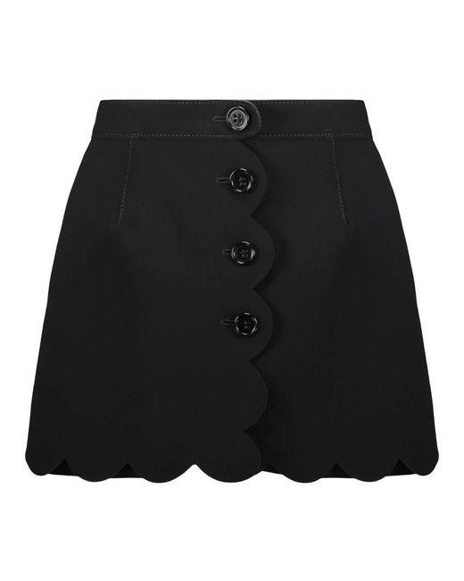 RED Valentino Black Short Skirts