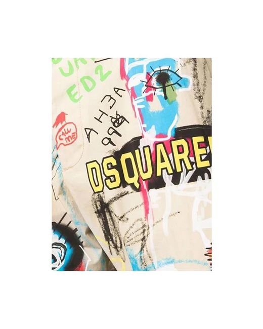 DSquared² Blue Casual Shorts for men