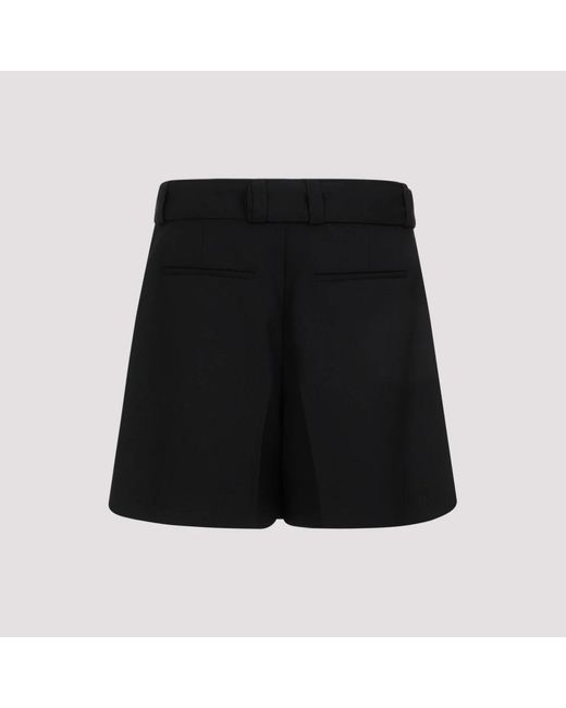 Jil Sander Schwarze polyester shorts weites bein in Black für Herren