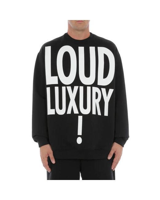 Moschino Black Sweatshirts for men