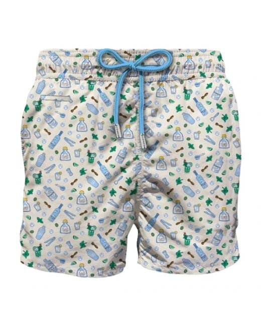 Mc2 Saint Barth Blue Beachwear for men