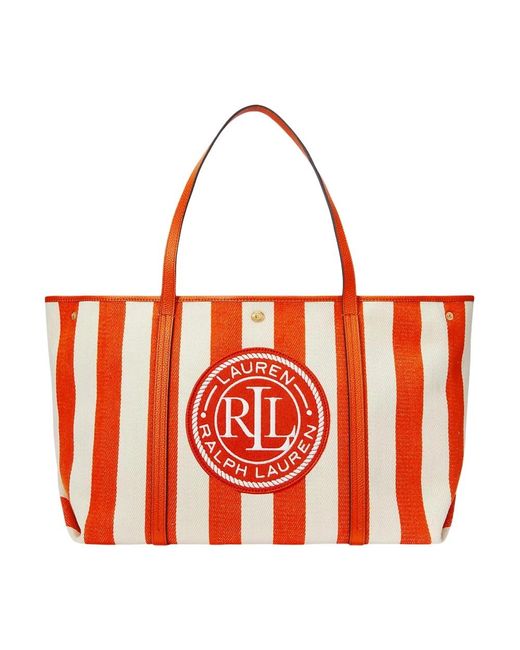 Ralph Lauren Red Tote Bags