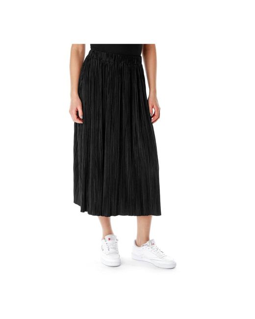 Midi Skirts Samsøe & Samsøe de color Black