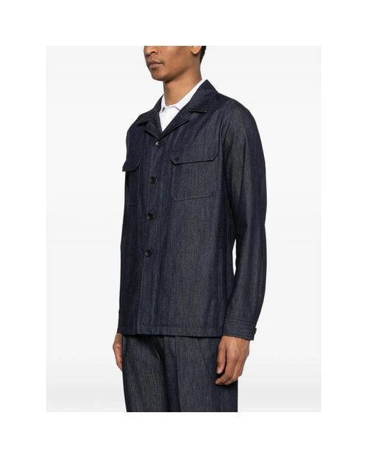 Tagliatore Blue Light Jackets for men