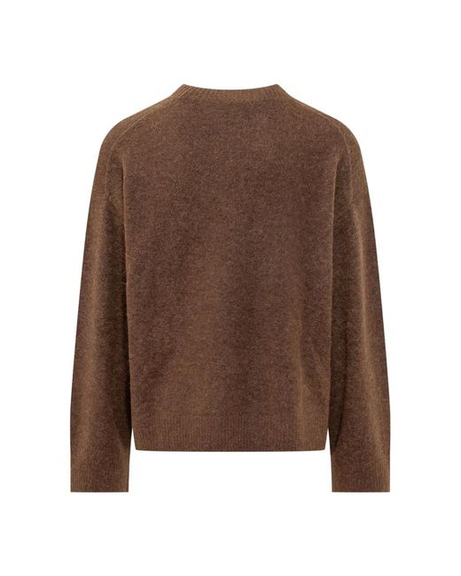 Represent Brown Round-Neck Knitwear for men