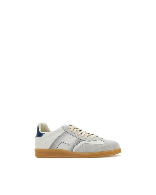 Santoni Blue Sneakers for men