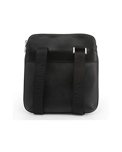 Emporio Armani Black Cross Body Bags for men