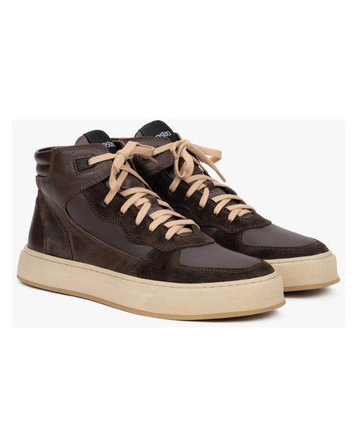 ESTRO Brown Sneakers for men