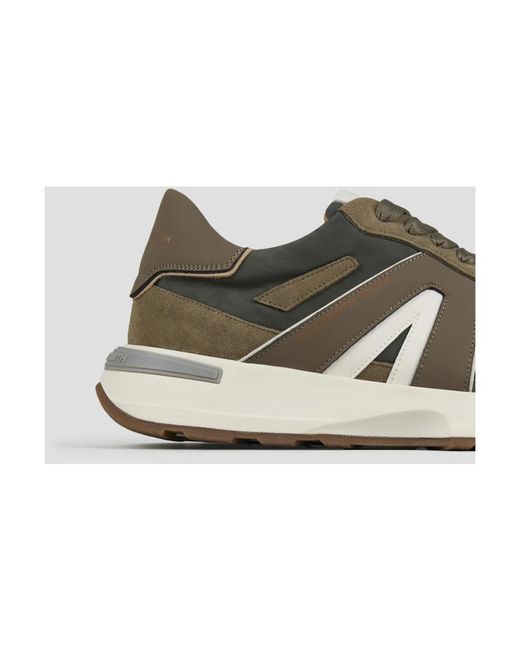 Alexander Smith Green Sneakers for men