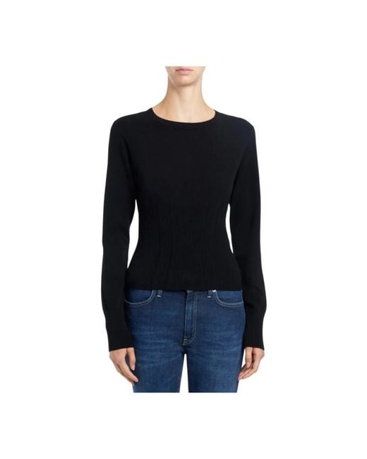 Dondup Black Round-Neck Knitwear