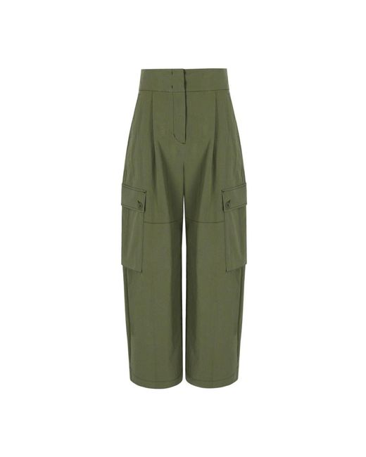 Weekend by Maxmara Green Wide Trousers