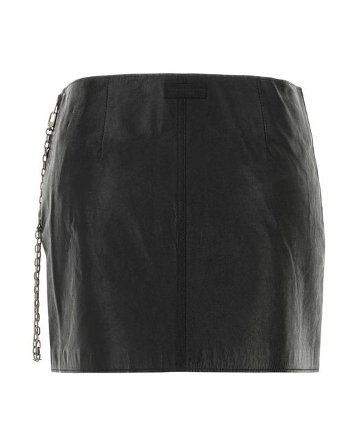 Alexander Wang Black Leather Skirts