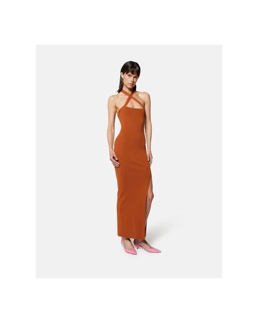 Silvian Heach Knitted Dresses in het Brown