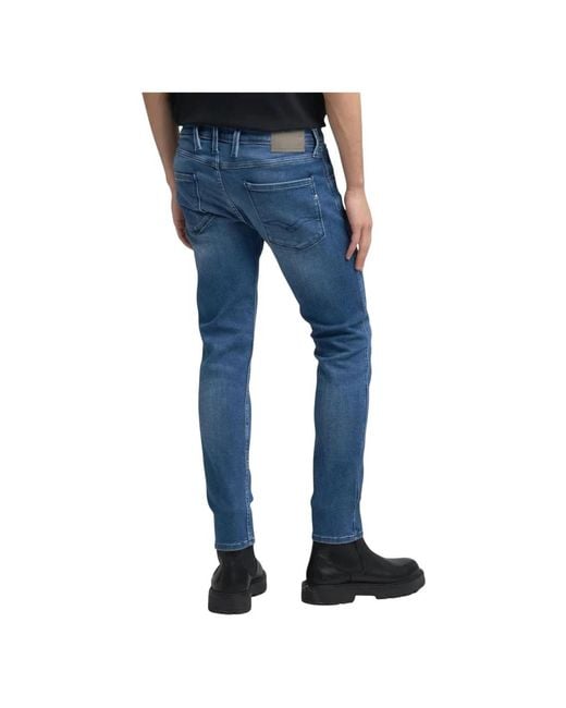 Replay Slim-fit denim hose in Blue für Herren