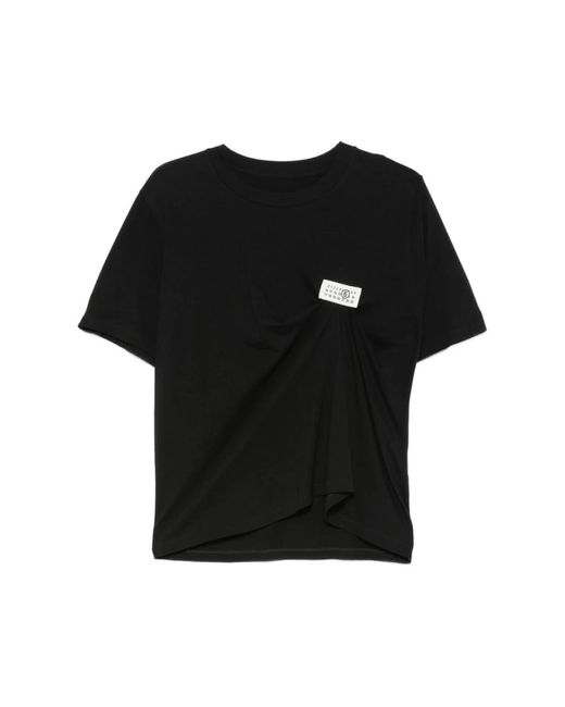 MM6 by Maison Margiela Black T-Shirts
