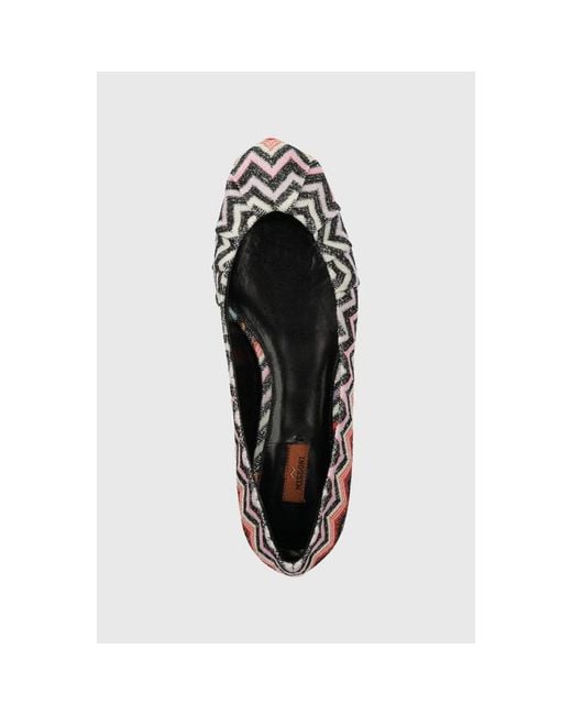 Missoni Black Iris Ballerina