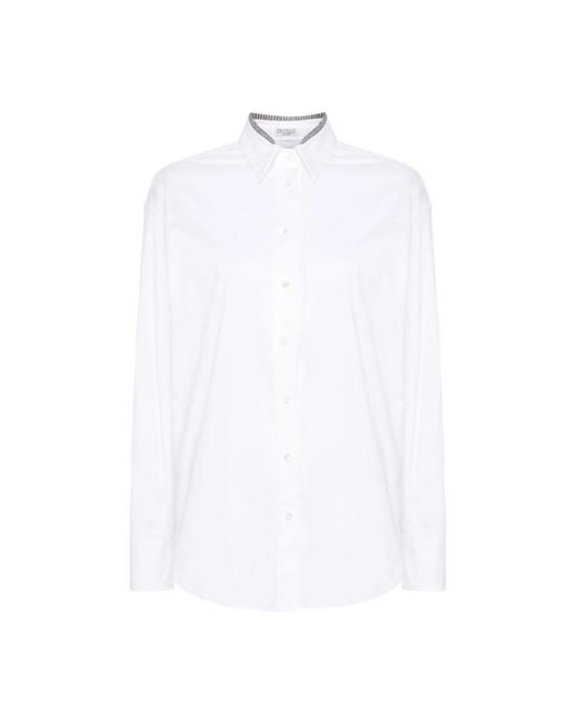 Brunello Cucinelli Shirts in het White