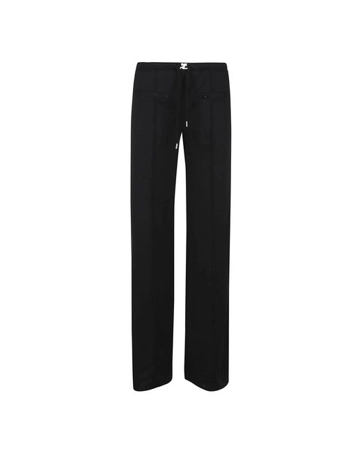 Trousers > straight trousers Courreges en coloris Black