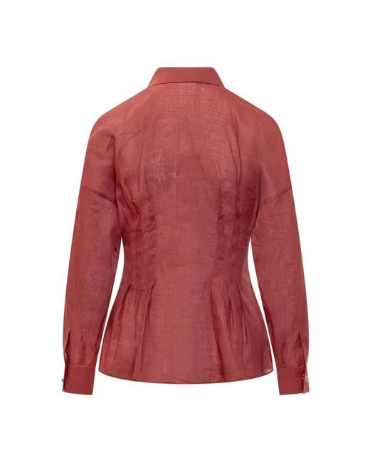 Max Mara Red Shirts