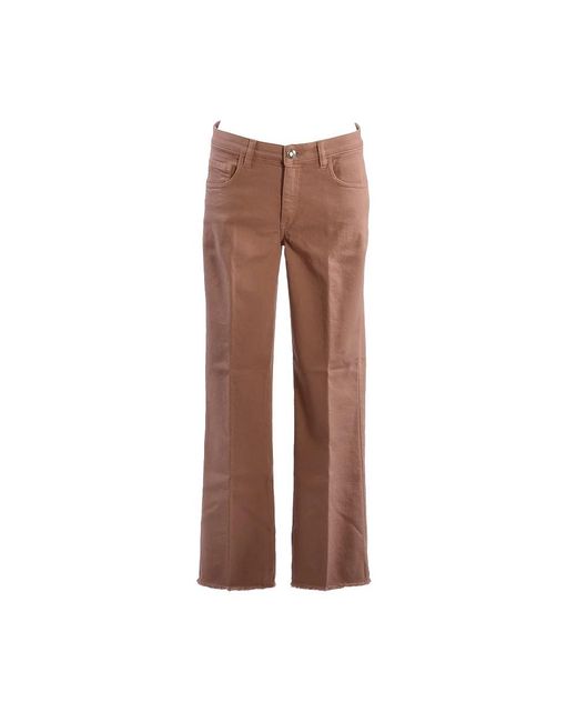 Fay Rechte Jeans in het Brown