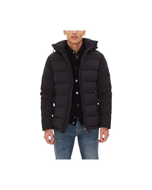 Oscar Jacobson Navy kapuzen-pufferjacke in Blue für Herren
