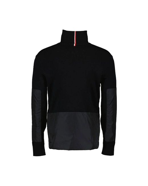 Turtlenecks di Moncler in Black da Uomo