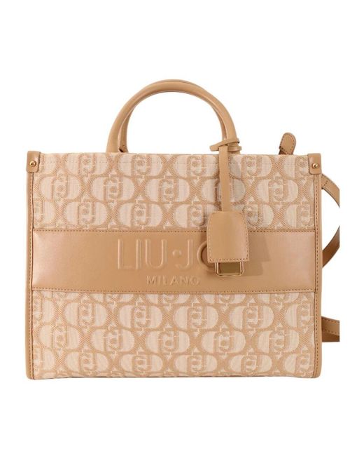 トートバッグ LIU JO Woman Tote bags Natural AA5024E0064 51308 Liu Jo Tote Bags in Natural | Lyst