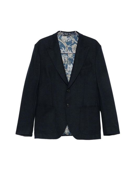 Etro Blue Blazers for men