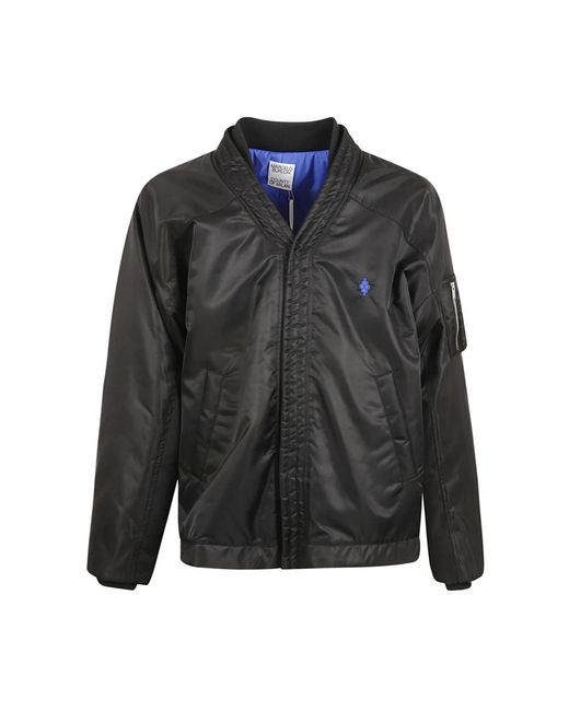 Marcelo Burlon Black Bomber Jackets for men