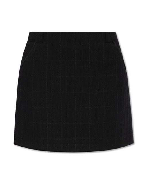 A.P.C. Black Short Skirts